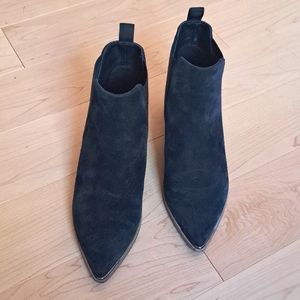 Acne Studios Jensen Black Suede Boots